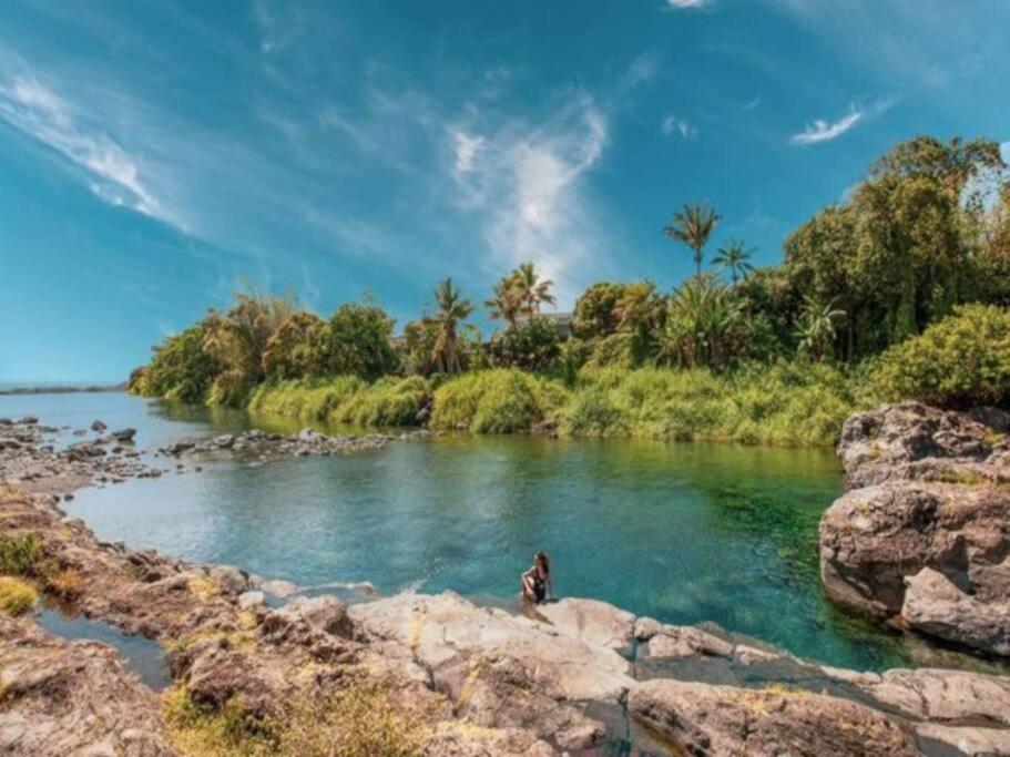 Villa Du Beau Vallon 2 Jacuzzi Privatif Et Piscine Chauffee Partagee Saint Benoit Bagian luar foto