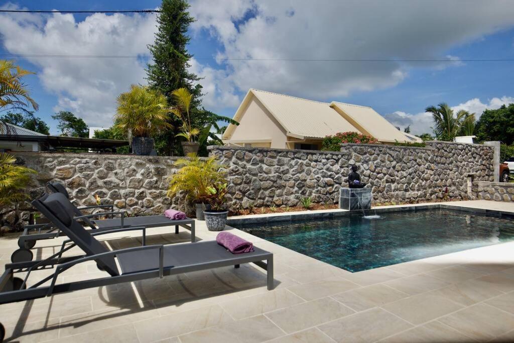 Villa Du Beau Vallon 2 Jacuzzi Privatif Et Piscine Chauffee Partagee Saint Benoit Bagian luar foto